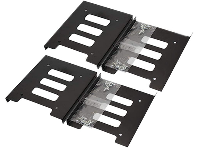 SSD Mounting Bracket 4 Pack, SSD Bracket 2.5 to 3.5 Adapter SSD HDD ...