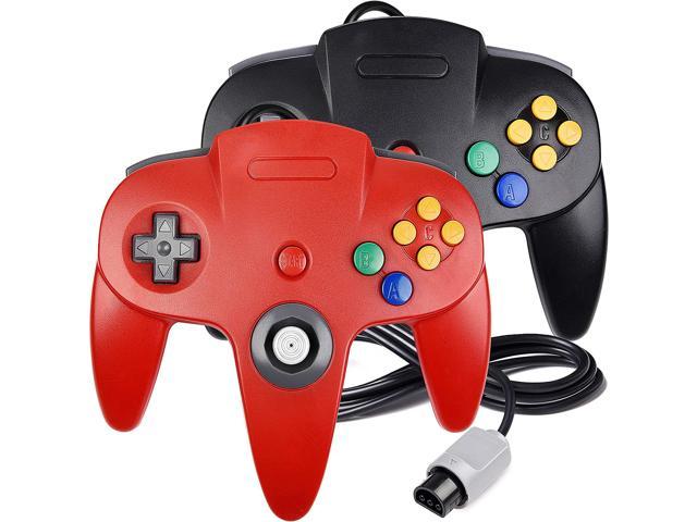 2 Pack N64 Controller iNNEXT Classic Wired N64 64-bit Gamepad Joystick for Ultra 64 Video Game Console