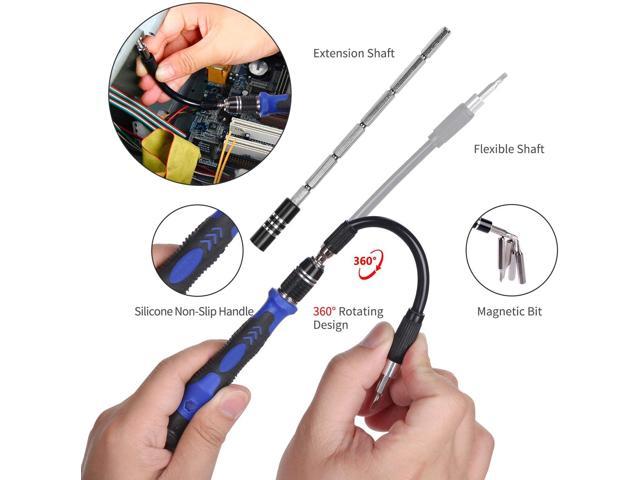 PC Professional Electronic Screwdriver Set Suitable for Laptop iMac Precision Computer Repair Tool Kit MacBook Cell Phone with a Small Torx Screwdriver iPhone and Other Electronics Maintenance