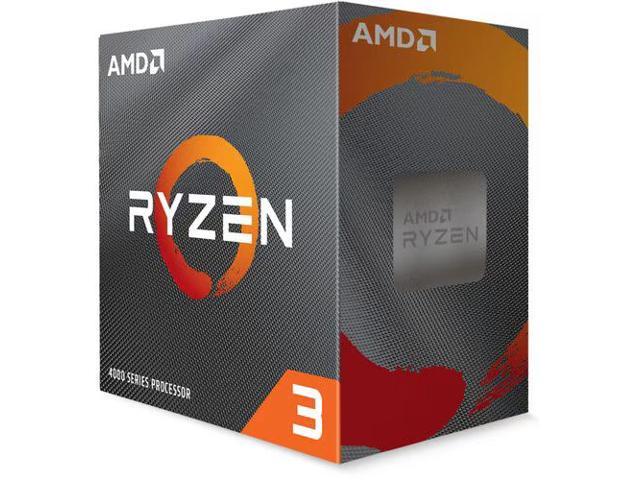 AMD Ryzen 3 4100 - Ryzen 3 4000 Series Quad-Core Socket AM4 65W None Integrated Graphics Desktop Processor - 100-100000510BOX