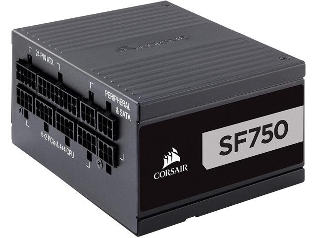 Corsair SF Series, SF750, 750 Watt, SFX, 80+ Platinum Certified, Fully Modular Power Supply (CP-9020186-NA)