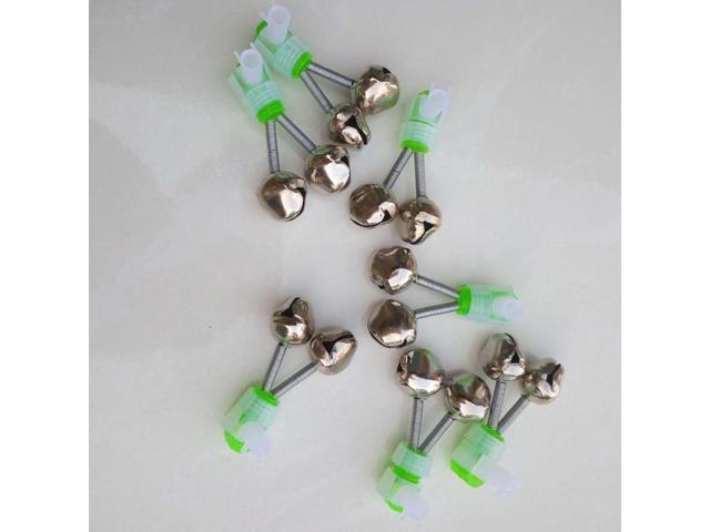 5PCS Sea Fishing Rod Bell Accessories Tip Bite Lure Alarm Double Bell Ring Tools 