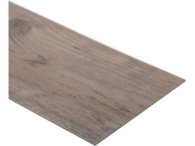 CO-Z 16 PCS/24 Square Feet 2.0mm Thick Oak - 24 sq ft/Pack Vinyl Floor Planks Adhesive Floor Tiles