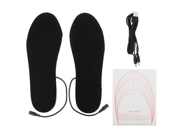 USB Electric Heated Shoe Insoles Warm Socks Feet Heater Foot Winter Warmer,, 
