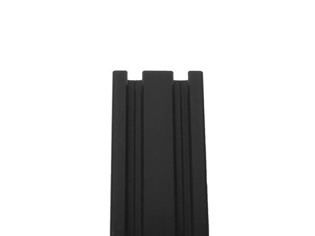 BOSAIYA QAZ1 J 600mm Length Black Anodized 2040 T-Slot Aluminum Profiles Extrusion Frame for CNC TL0301