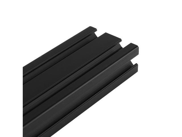BOSAIYA QAZ1 J 600mm Length Black Anodized 2040 T-Slot Aluminum Profiles Extrusion Frame for CNC TL0301