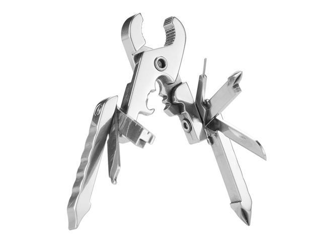 15 in 1 Multi-tool Pliers Keychain Combination EDC Tool Folding Screwdriver Tool