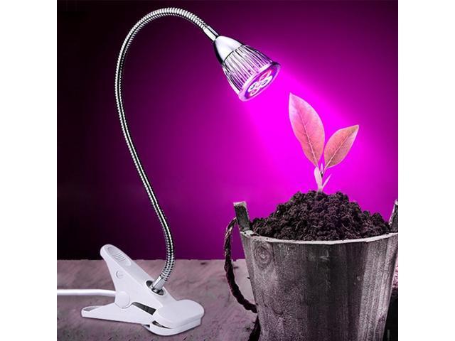 5W LED Flexible Grow Light Full Spectrum Hydroponic Indoor Plant Clip On Lamp for sale online 