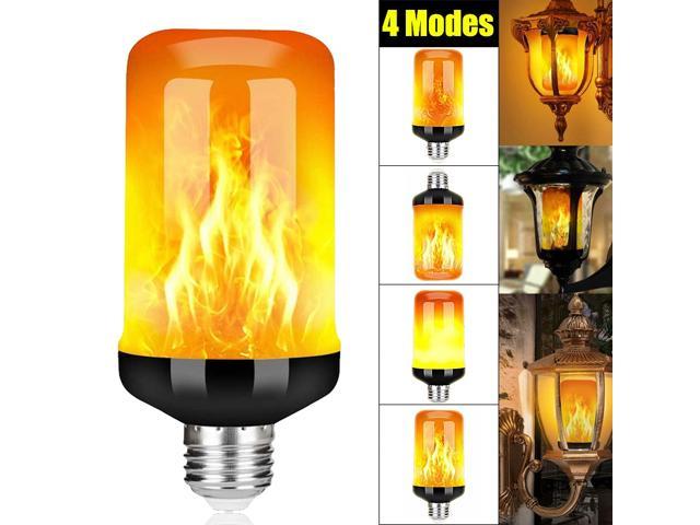 Mini LED Burning Flicker Flame Fire Effect Light Bulb E27 Christmas Decor Lamp 
