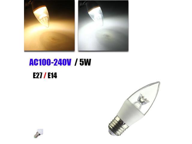 AC100-240V 4W RGB+White/&Warm White Intelligent Bulb E14 Base Socket Holder Zigbee Candle Lamp Supported Different Scenes Setting//Brightness Adjustable Dimmable//Color Temperature Changing//