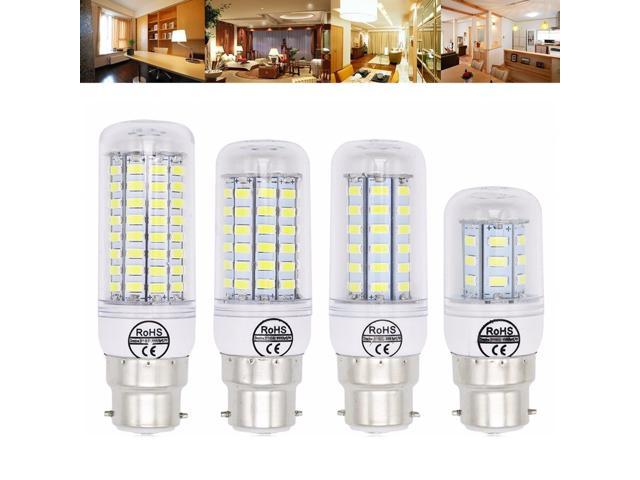 Baost 1Pc E27 7W Bright LED Corn Light Bulb SMD5730 Daylight Replacement LED Bulb Energy Saving Home Decorated Chandelier Lamp Warm White 
