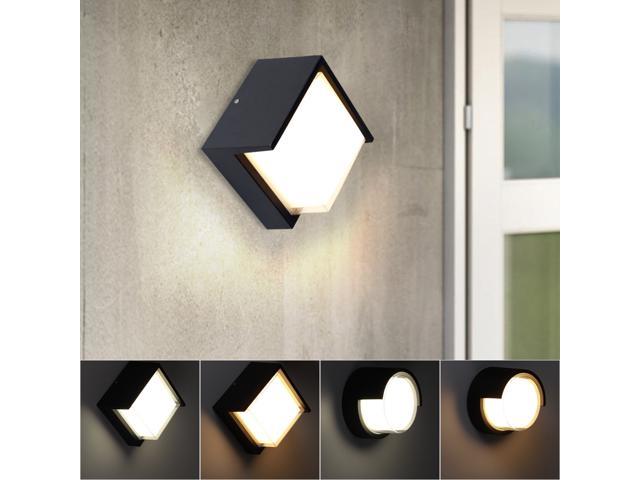 20W LED Wall Lamp Outdoor Aluminum Sconce Ceiling Lamp Balcony Garden Courtyard 