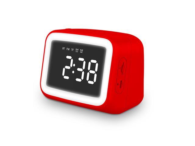 Details about   Digital Alarm Clock FM Radio Wireless Bluetooth5.0 Mirror LED Clock With Speaker 