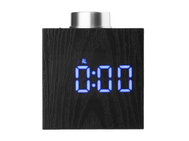 Ts T13 Digital Cube Rotate Knop Led Clock Adjustable Temperature C F Time 12h 24h Display 3 Mode Snooze Function Alarm Clock Night Light Usb Battery Operated Alarm Clock Blue Light Newegg Com