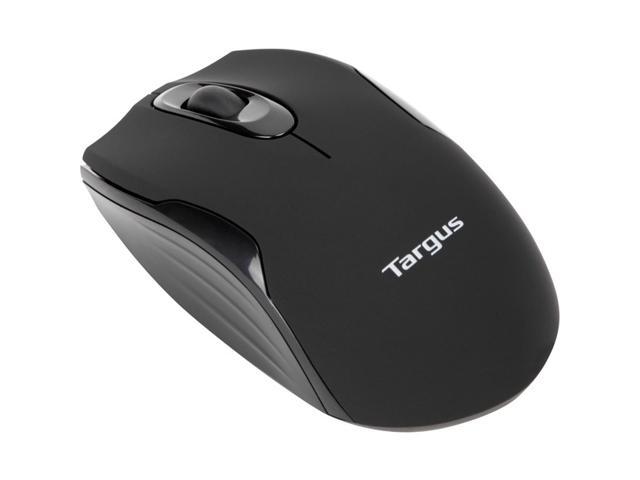 Targus Wireless Mouse with USB Dongle for PC or Mac, 4.4 x 2.3 x 1.4 Inches, Black (AMW575TT)