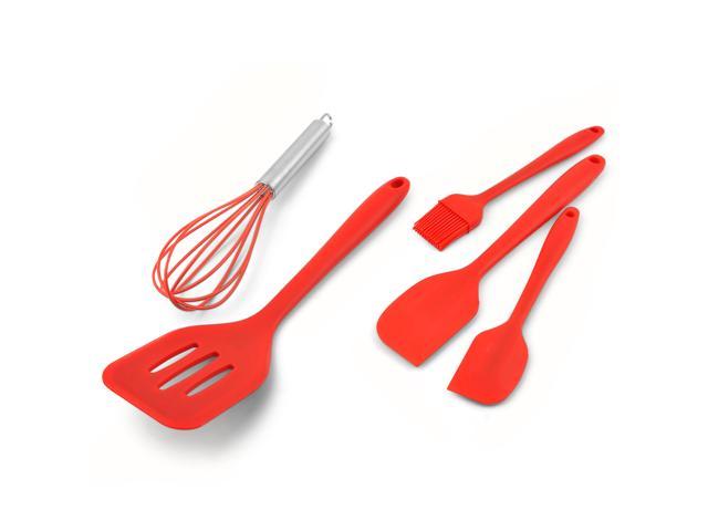 Silicone Spatula Heat Kitchen Resistant Set Spatulas Mini Rubber Turner  Cooking