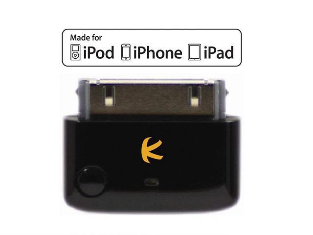 KOKKIA i10 (Black) : Apple MFi Certified Bluetooth Splitter Transmitter (to  2 Stereo Receivers).Compatible to Apple iPod,iPhone,iPad with 30-pin  connector.Compatible streaming to 2 Sets Apple AirPods