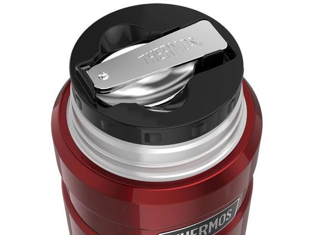 Cranberry thermos Stainless King 16 Ounce Food Jar with Folding Spoon 