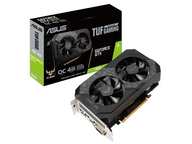 ASUS TUF Gaming GeForce GTX 1650 O4GB GDDR6 graphics card becomes your ticket to enter the PC gaming world 128-Bit GDDR6 PCI Express 3.0 HDCP Ready Video Card (TUF-GTX1650-O4GD6-P-GAMING)