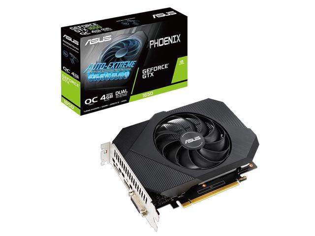 ASUS Phoenix GeForce® GTX 1650 O4GB GDDR6 is your ticket to enter the PC gaming world (PH-GTX1650-O4GD6-P) 28-Bit GDDR6 PCI Express 3.0 HDCP Ready Video Card