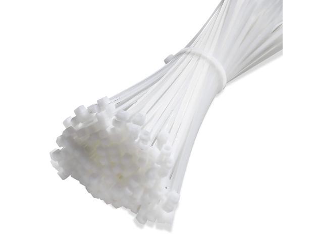 Nylon Plastic Cable  Ties Zip Tie Lock self-locking  White Heavy Duty DIY Craft 