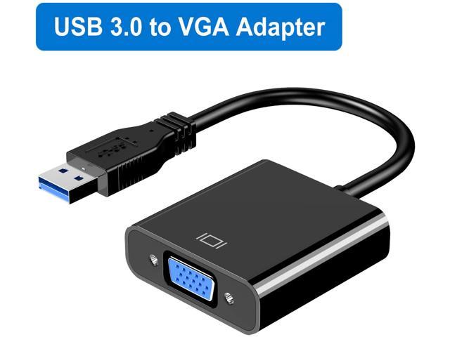 USB to VGA Adapter,USB 3.0 to VGA Adapter Multi-Display Video Converter- PC Laptop Windows 7/8/8.1/10,Desktop, Laptop, PC, Monitor, Projector, HDTV