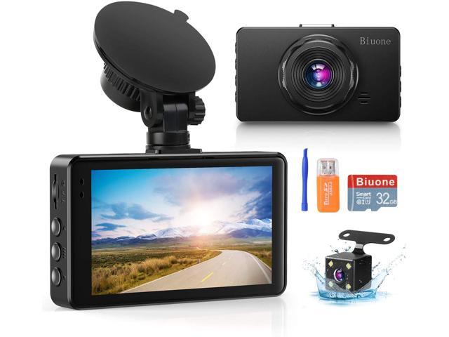 Ultra HD 2160P Car Dash Cam with SD Card Dash Cam 4K Driving Recorder WDR G-Sensor 170° Wide Angle Night Vision Dash Camera for Cars with WiFi Motion Detection Loop Recording 