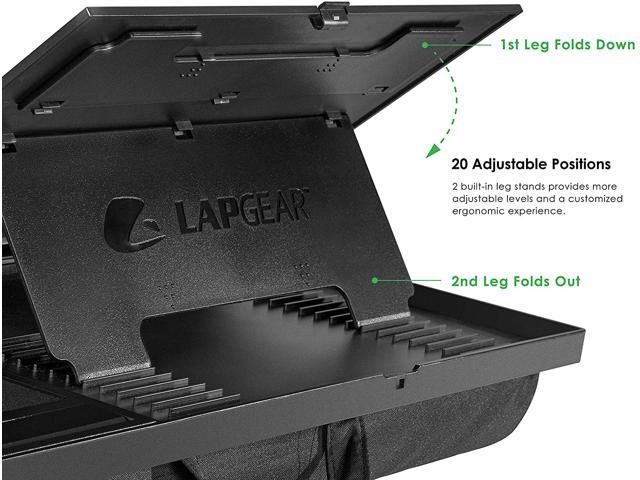 LapGear Ergo Pro Adjustable Lap Desk for 15.6 Laptop or Tablet