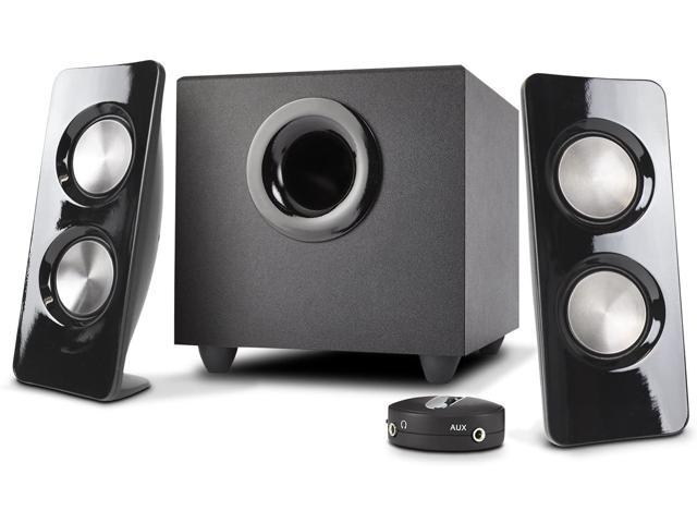 2.1 Speaker Sound System with Subwoofer and Control Pod - Great for ...