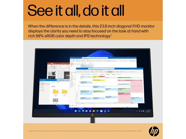 HP E24 G5 FHD Monitor 23.8