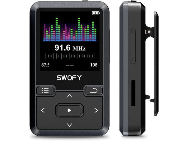 Idool Afbreken Het hotel 32GB Clip Mp3 Player with Bluetooth 5.0, Mini Portable Wearable Mp3 Player  with FM Radio Recording,