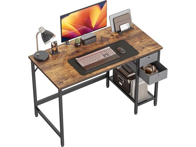 Cubiker Computer Home Office Desk with Drawers, 40 Inch Small Desk