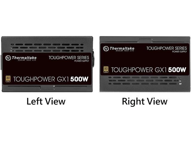 Thermaltake Toughpower GX1 80 Gold 500W SLI/Crossfire Ready Continuous Power ATX 12V V2.4/EPS V2.92 Non Modular Power Supply 5 Year Warranty PS-TPD-0500Nnfagu-1