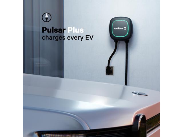 Wallbox Pulsar Plus Level 2 Electric Vehicle Smart Charger - 48 Amp,  Ultra-Compact, WiFi, Bluetooth, Alexa/Google Home, Energy Star and UL  Certified, 25 ft Cable, Indoor/Outdoor EVSE, Assembled in USA : Automotive  