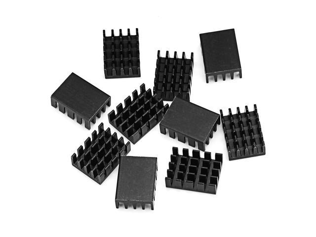 MING-MCZ Durable 19x14x7mm Heat Sink Chip Special Radiator Aluminum Heat Conduction 100Pcs Easy to Assemble 
