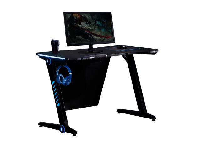 gaming computer desk led lights
