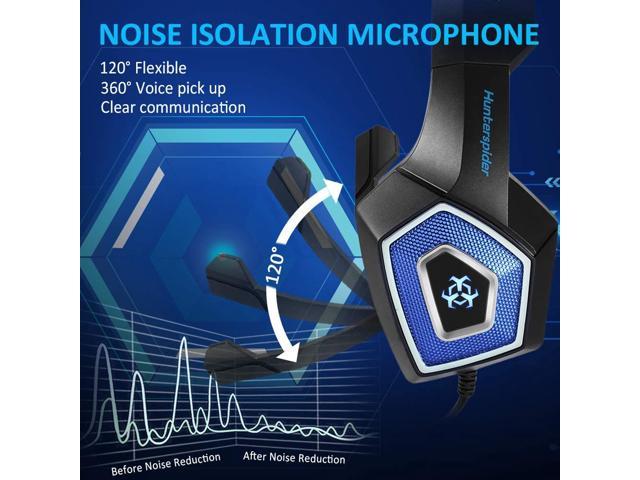 Gaming Headset, Compatible with PS4 Xbox One PC Nintendo Switch