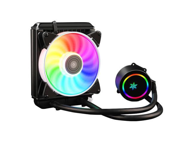 CPU Liquid Cooler, CPU Water Cooling Cooler Fan Ventilador 120 RGB For Intel LGA 1150 1151 1155 1200 1366 2011 AMD AM3 AM4 Liquid Radiator