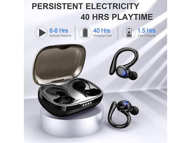 Ture Wireless Earbud, Sport Bluetoth Headphones 5.1 with HiFi Stereo ...