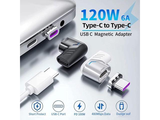 Usb C Magnetic Adapter Pack Magnetic Usb C Adapter Type C Connector Right Angle With Pd