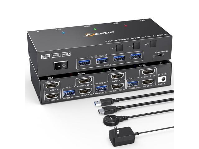 best kvm switch for 2 computers and 2 monitors