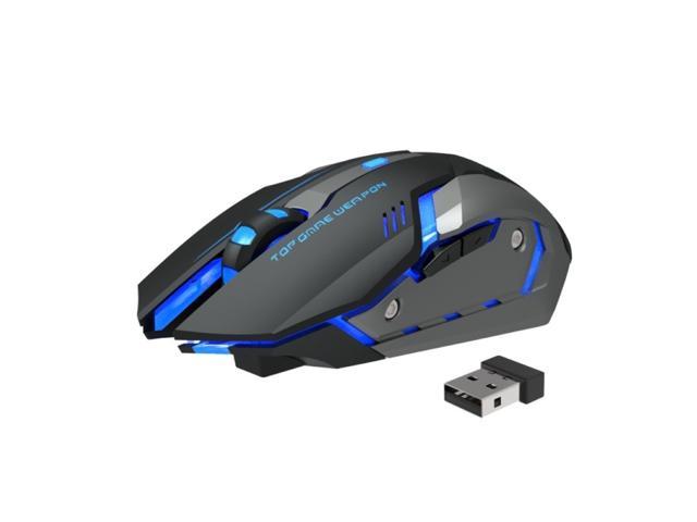 T1 Ergonomic 2.4G Rechargeable Silent Backlit USB Optical Wireless Gaming Mouse