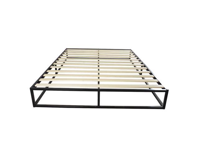 Queen Size Metal Platform Bed Frame, Platform Metal Queen Bed Frame Foundation