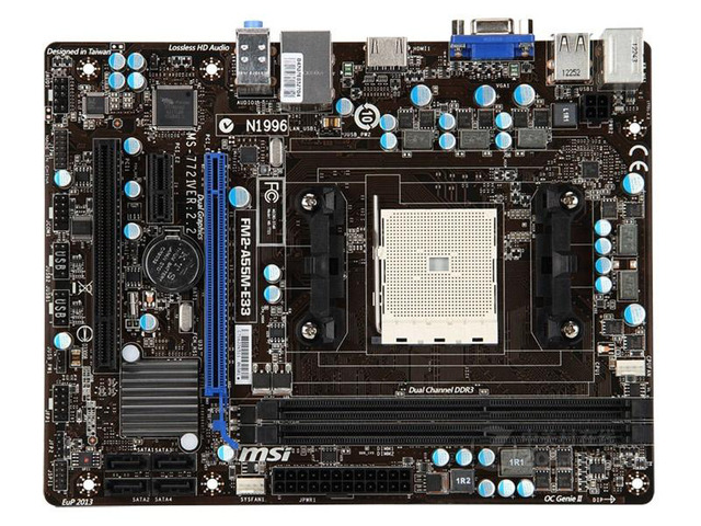 Refurbished: MSI FM2-A55M-E33 AMD A55 Socket FM2 DDR3 32GB Micro ATX ...