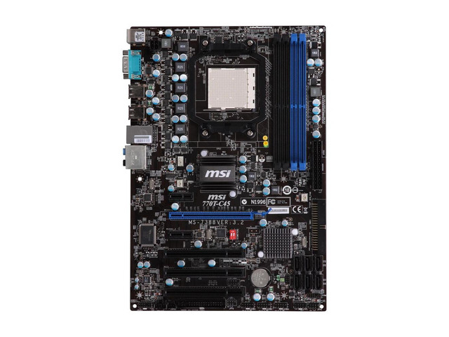 Refurbished: MSI 770T-C45 AMD 770 Socket AM2/AM2+ DDR2 8GB ATX ...