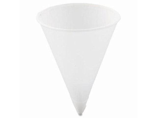 Cone Water Cups, Paper 4oz, Rolled Rim, White, 200/Pack - Newegg.com