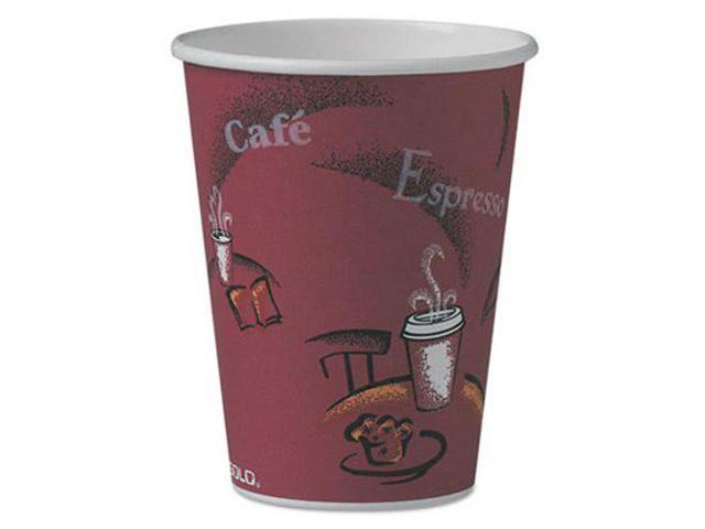 Solo Cup - 412SM-J8000 - Hot Cups, Symphony Design, 12oz, Beige, 50 ...