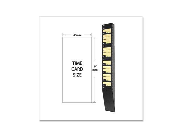Acroprint M120R 25-Pocket Time Card Rack Black 