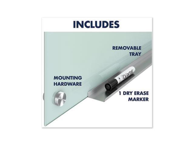 Quartet G4836F Infinity Glass Marker Board, Frosted, 48 x 36, 1 Each 