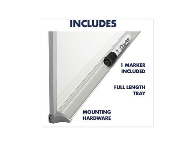 Quartet PPA406 4' x 6' Porcelain Magnetic Aluminum Frame Whiteboard ...